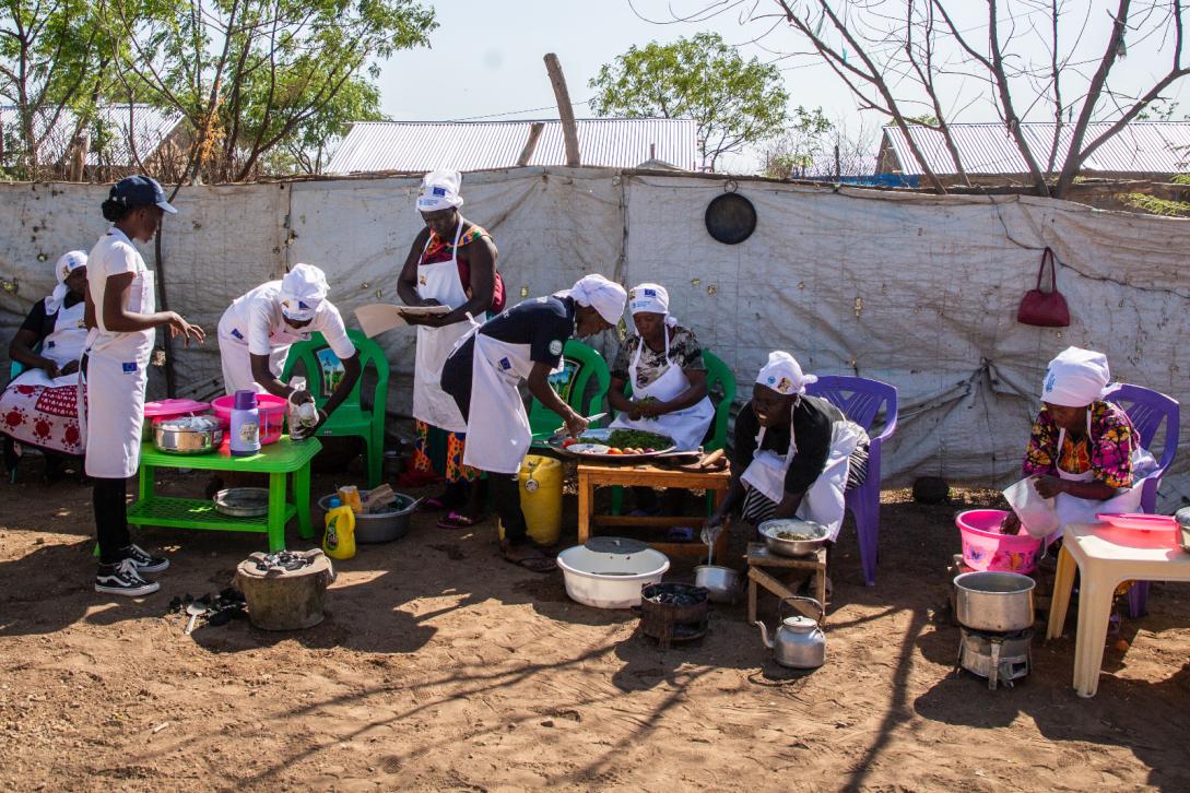 Learning livelihood skills at the Kakuka Kalobeyei Challenge Fund with IFC