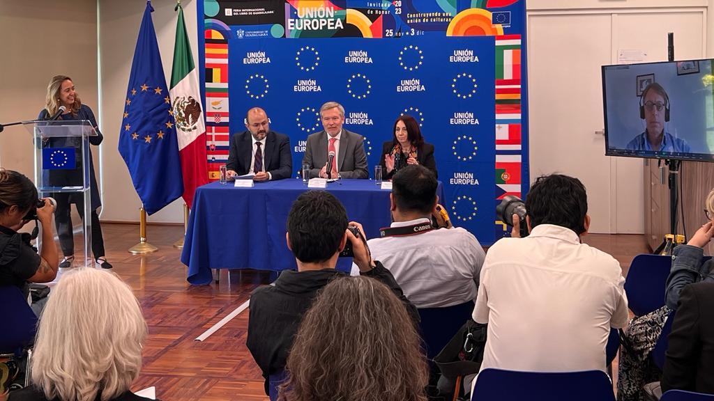 Conferencia de prensa: Unión Europea, Invitada de Honor de la FIL Guadalajara 2023