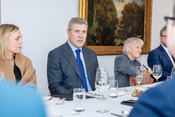 Foreign Minister pictured at Ambassadorial Lunch 