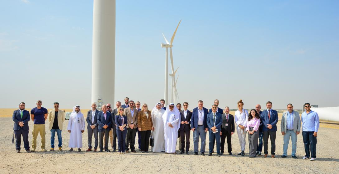 EU Ambassadors visit the Shagaya Renewable Energy Plant 