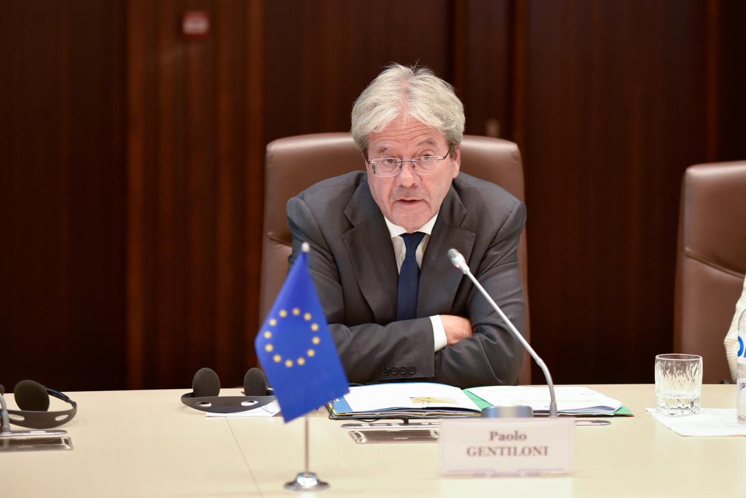 EU Commissioner for Economy Paolo Gentiloni 