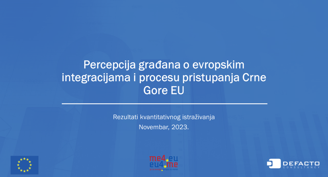 Percepcija građana o evropskim integracijama i procesu pristupanja Crne Gore EU