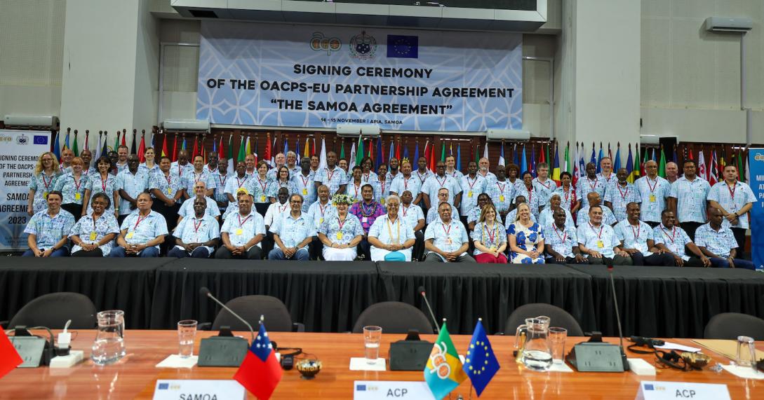 Samoa Agreement: EU and its Member States sign new Partnership Agreement with the Members of the Organisation of the African, Caribbean and Pacific States