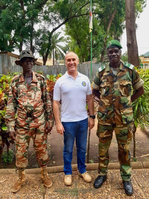Strategic Advisor to the Ministry of Water and Forests of the EUAM RCA Mission with two military