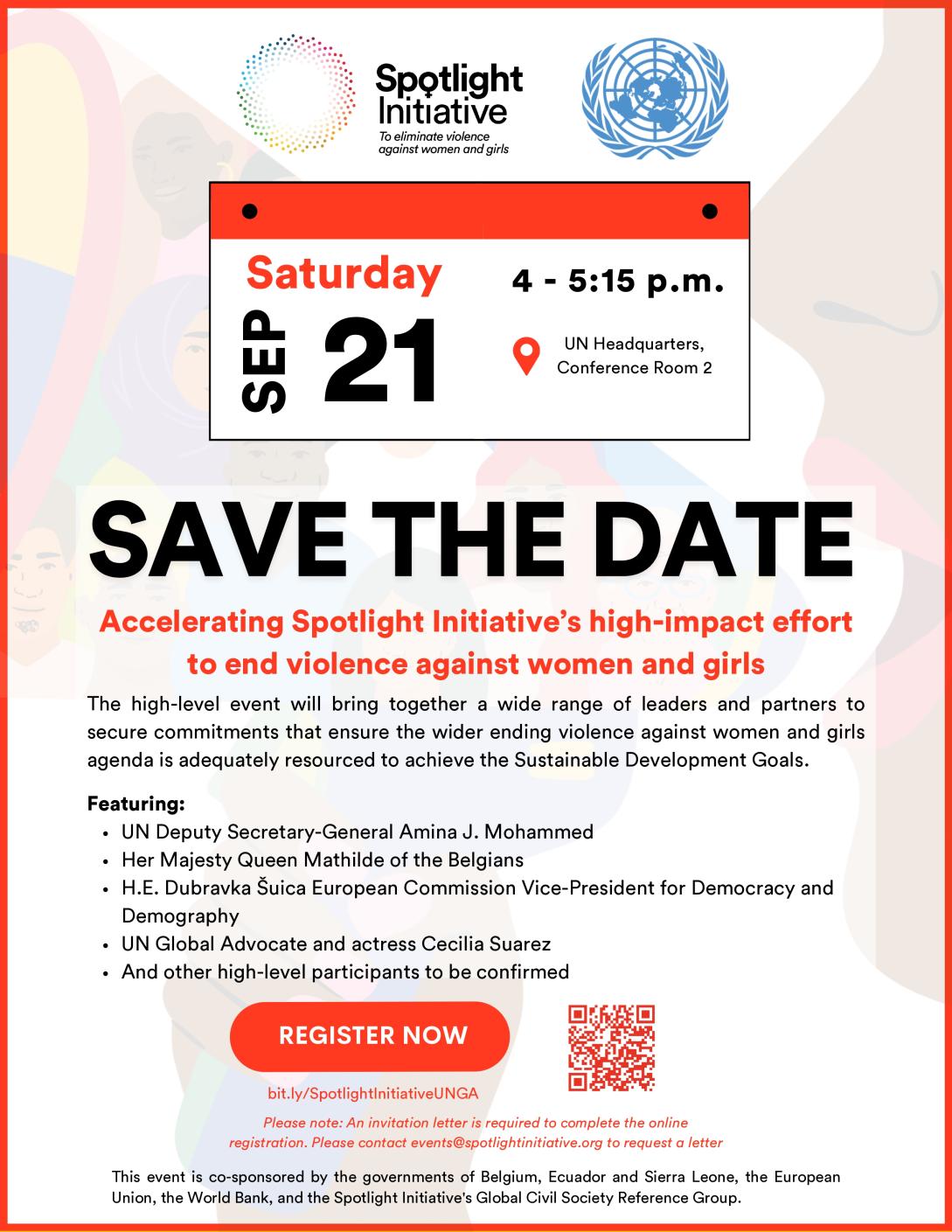 21 September 2024, Spotlight Intiative event on Accelerating High-Impact Effort to End Violence
