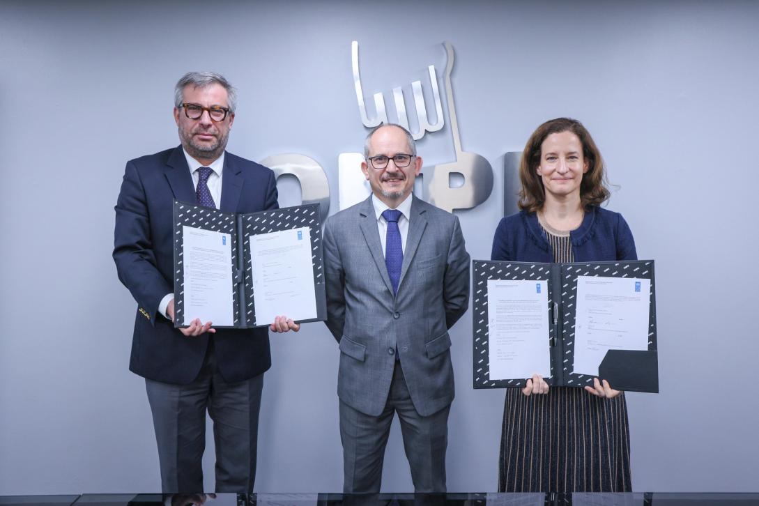 Firma MACE UE en Perú, ONPE, PNUD