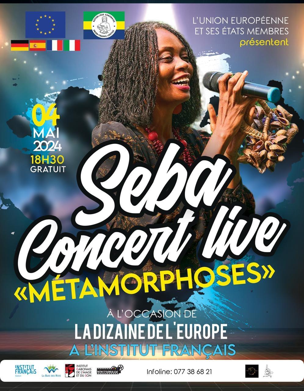 La chanteuse SEBA sera en concert Live le 4 mai à 18h30 à l'IFG