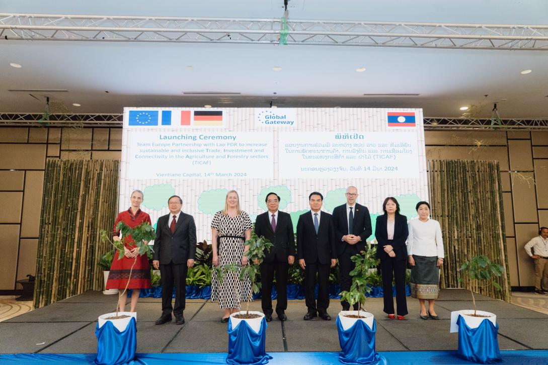 Team Europe and Laos launch Global Gateway programme to develop coffee, tea, and forest value chains