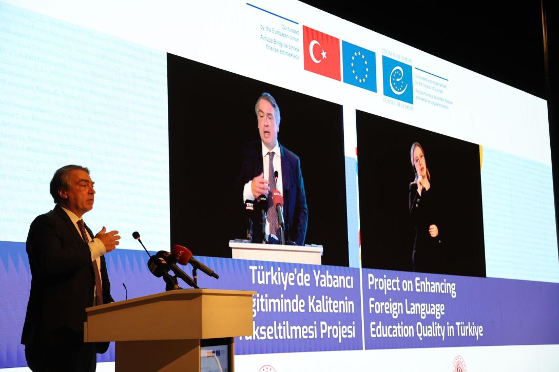 Speech during the launch event