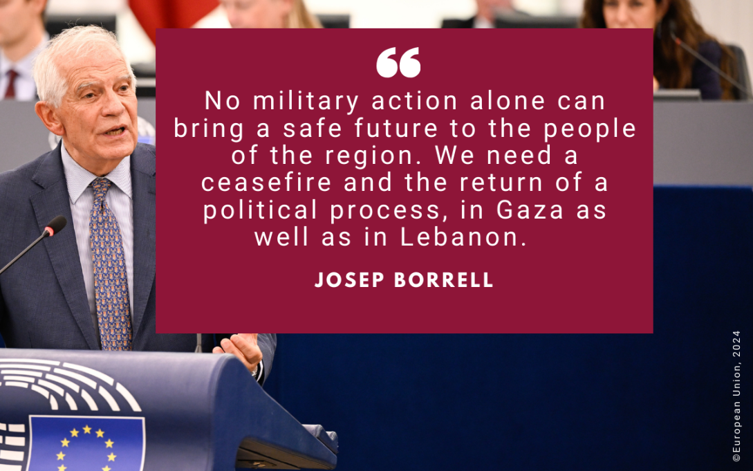 Josep Borrell, High Representative of the European Union for Foreign Affairs and Security Policy