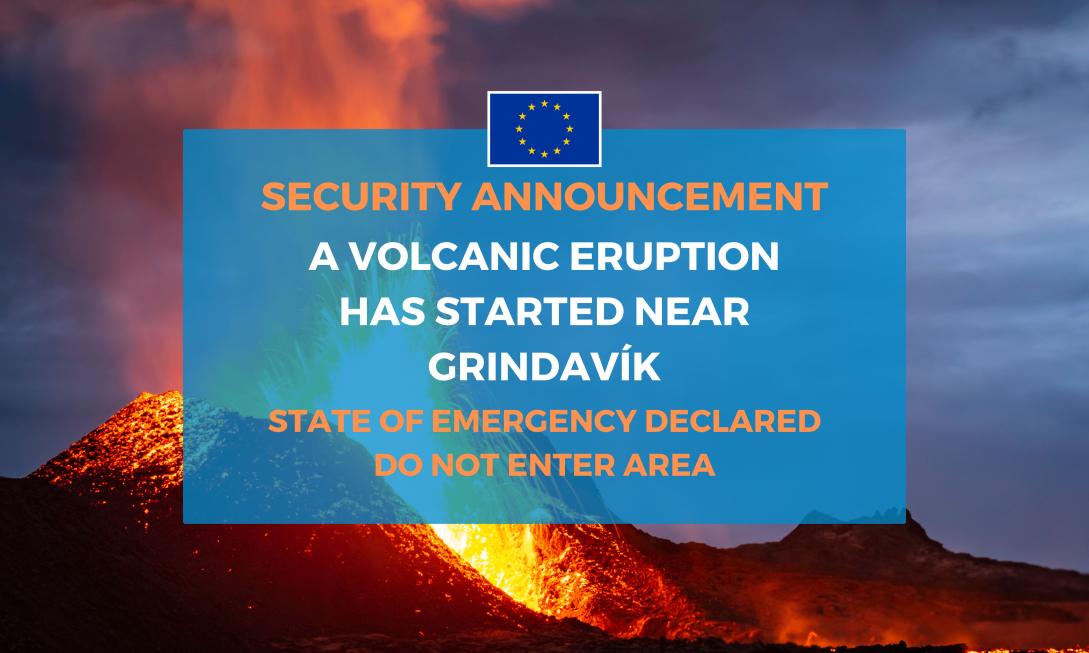 EU DEL Iceland Volcano Alert 2024