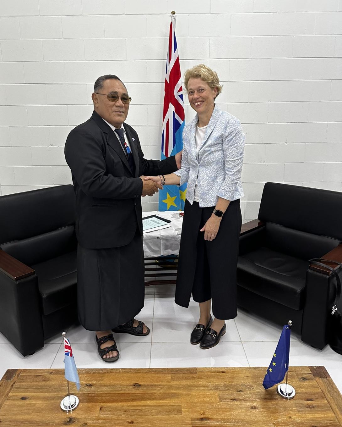  New EU Ambassador to Tuvalu Presents his Credentials