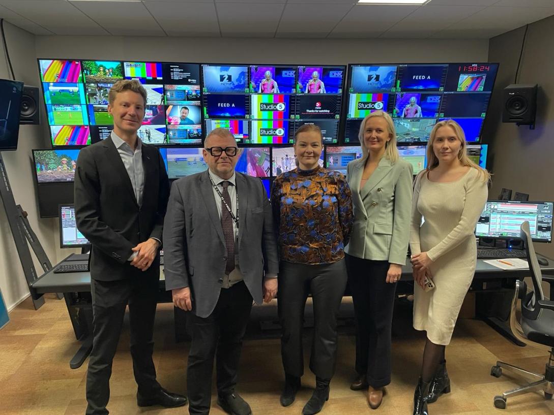 EU Ambassador and the Deputy Head of Delegation visit Vísir, Stöð2 and Bylgjan