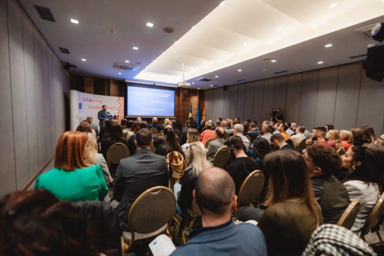 Audience at the event and speaker