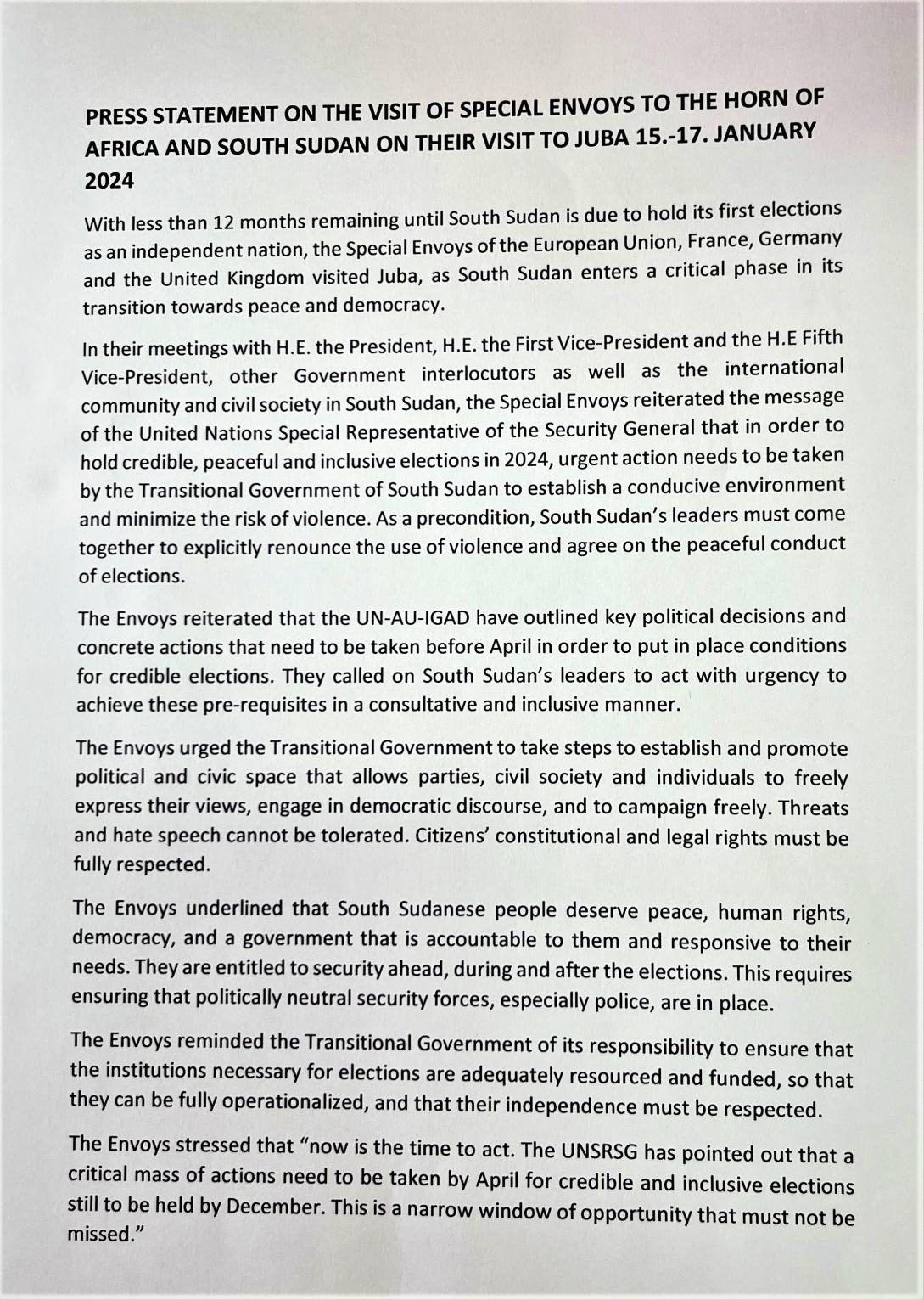 statement eu, uk, france and germany