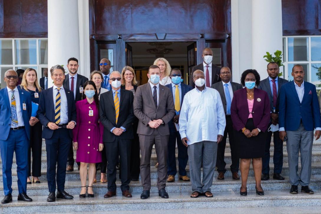President Museveni joined by EU Commissioner Sinkenvicius