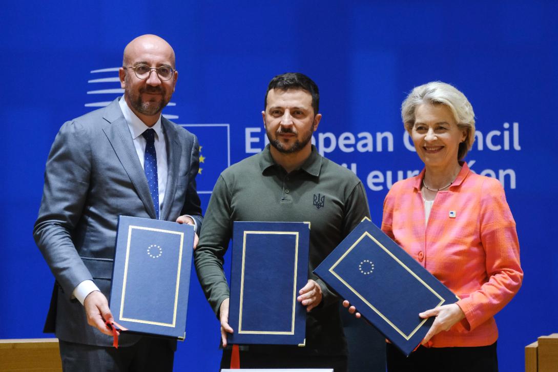 Signing of Joint Security Commitment between the EU and Ukraine
