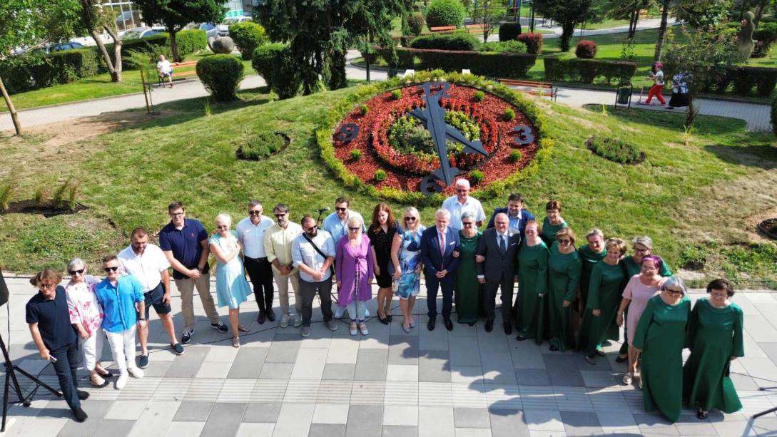 BiH’s First Flower Clock in Travnik