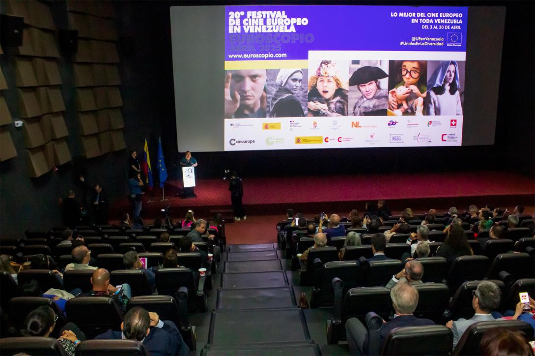 Inauguración 20º Festival de Cine Europeo en Venezuela