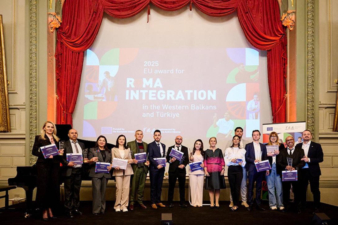 Winners of the 6th EU Award for Roma Integration in the Western Balkans and Türkiye announced