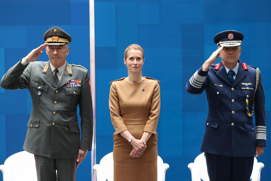 HRVP attends EU Military handover ceremony in Brussels, May 2025