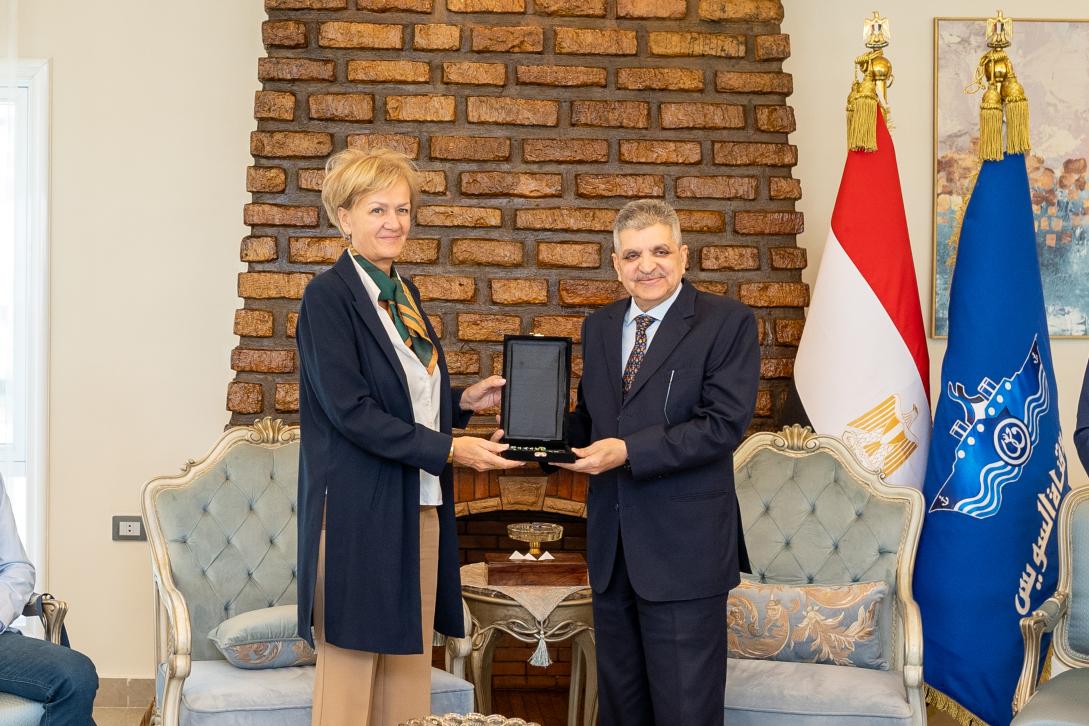 Amb Eichhorst with Admiral Osama Rabie