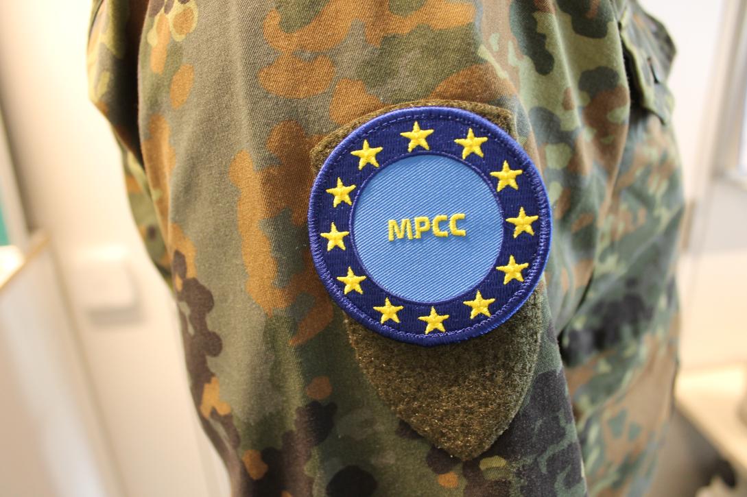 MPCC mission patch visible on military uniform