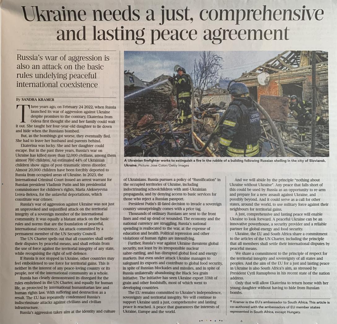 News Articles from Sunday Times