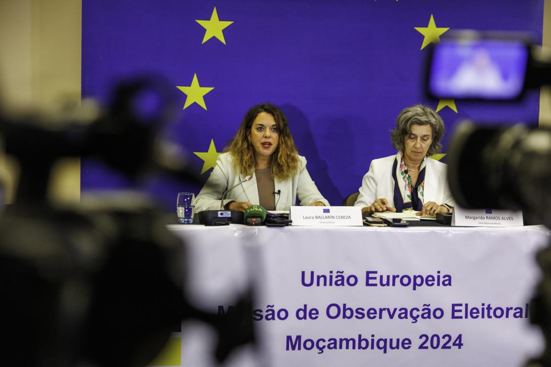 Laura Ballarín chefe da MOE UE Mozambique 2024