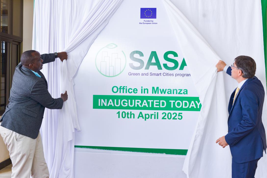 Inauguration the new SASA programme office in Mwanza.