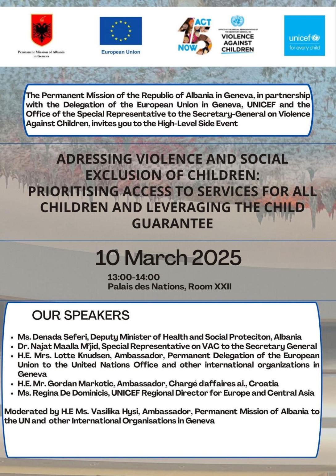 Flyer side event HRC58 children