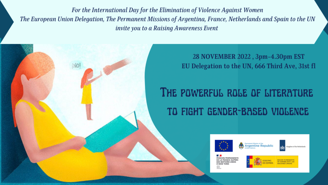 28 November 2022 - Side event on Literature's role in ending gender-based violence