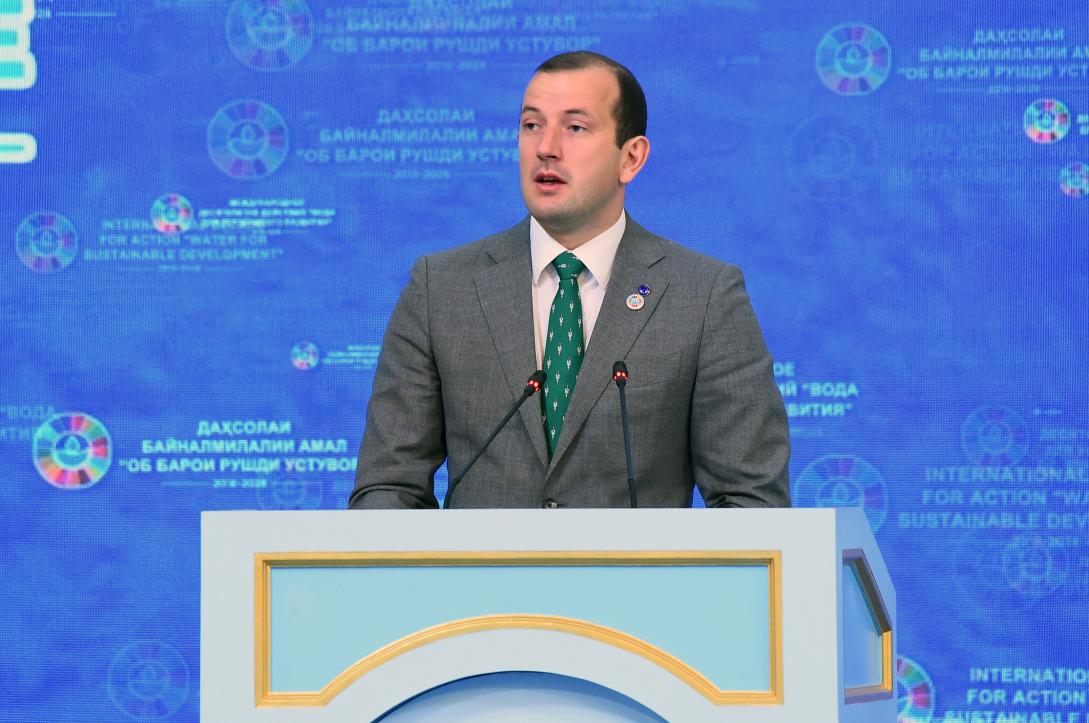 Commissioner Sinkevičius at the Dushanbe Water Conference