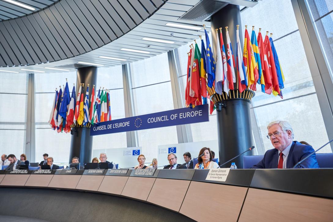 EUSR Eamon Gilmore participates in Council of Europe Committee of Ministers' meeting