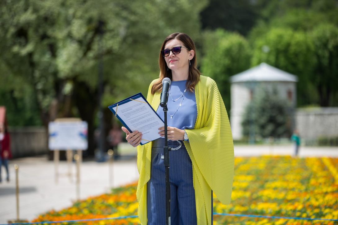 The EU Ambassador Oana Cristina Popa