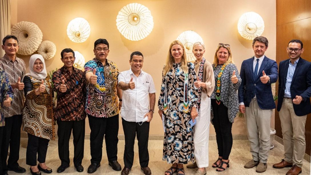 European Commissioner Kadri Simson in Balikpapan