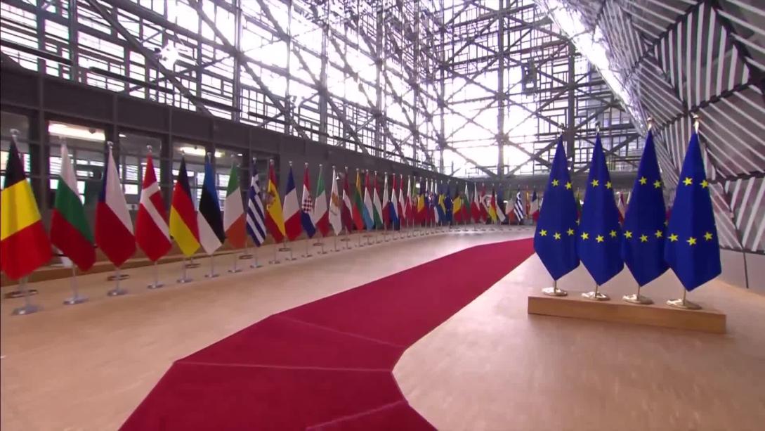 Council of the EU - EU and MS flags