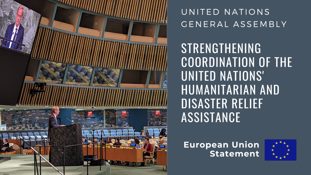 6 December 2022 - EU Statement on UNGA Humanitarian Resolution