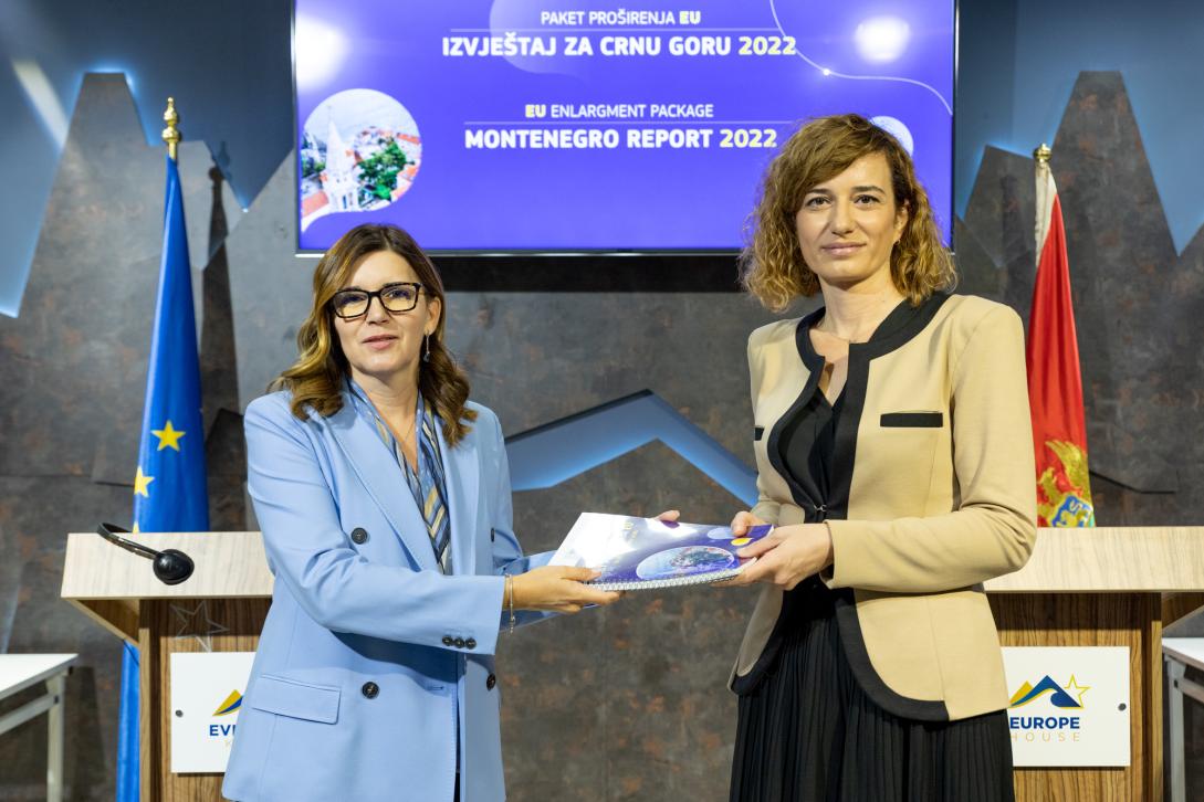 HoD EU Ambassador Popa with vice president Marovic