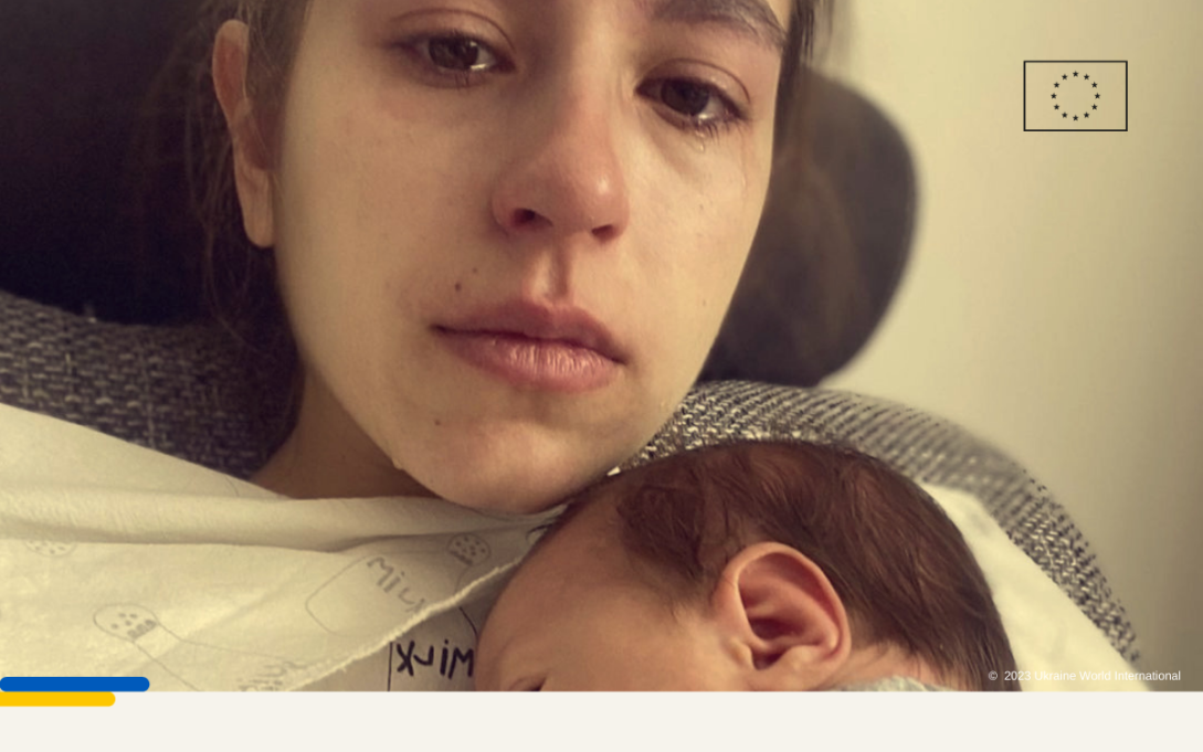 Mother holding her newborn baby