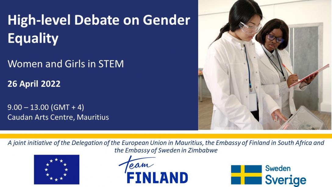 High-level debate on Gender Equality in Mauritius on 26 April 2022