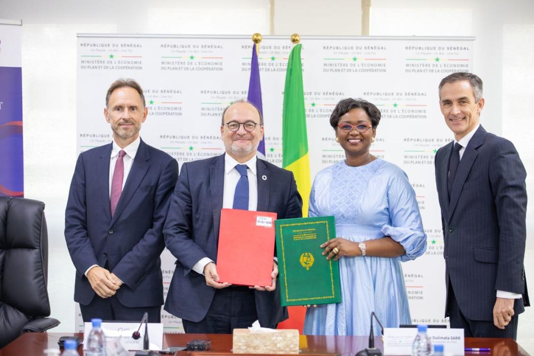 Signature convention entre AFD et le Gouvernement du Senegal