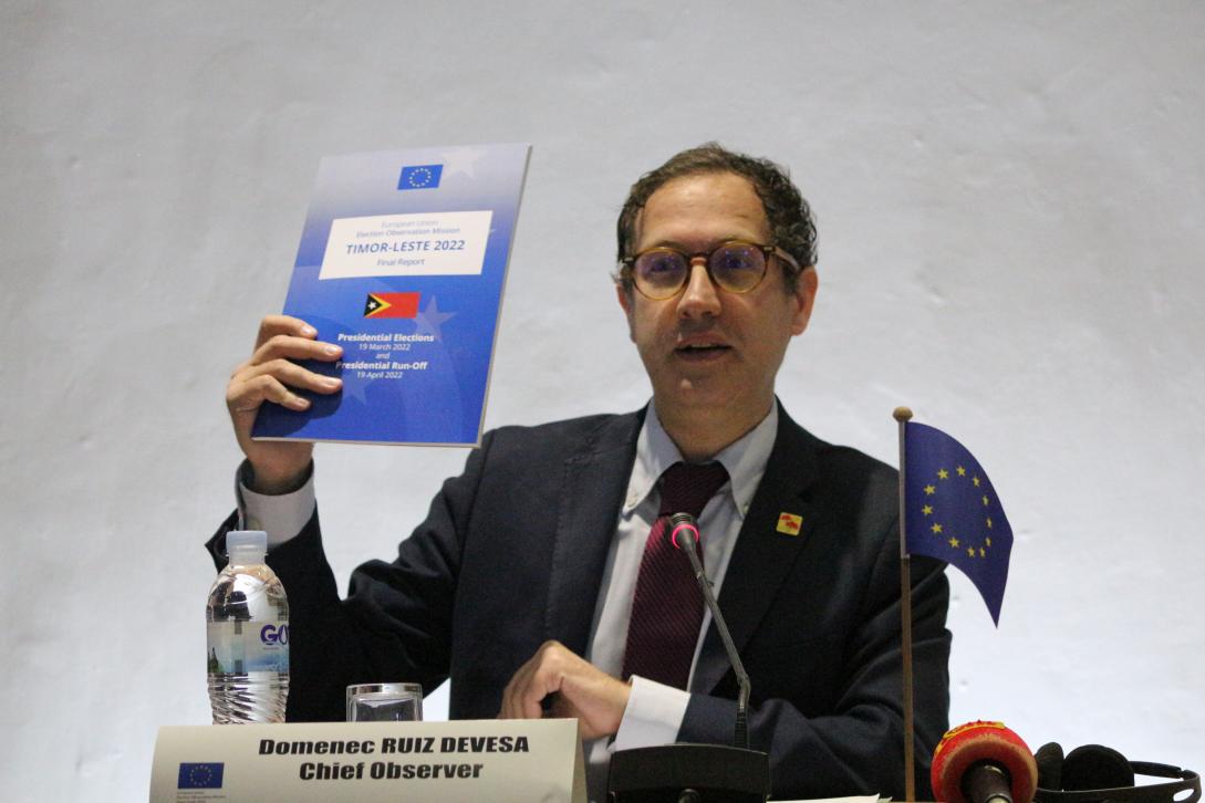 PRESENTATION OF THE FINAL REPORT AND RECOMMENDATIONS OF THE EU EOM – TIMOR-LESTE 2022