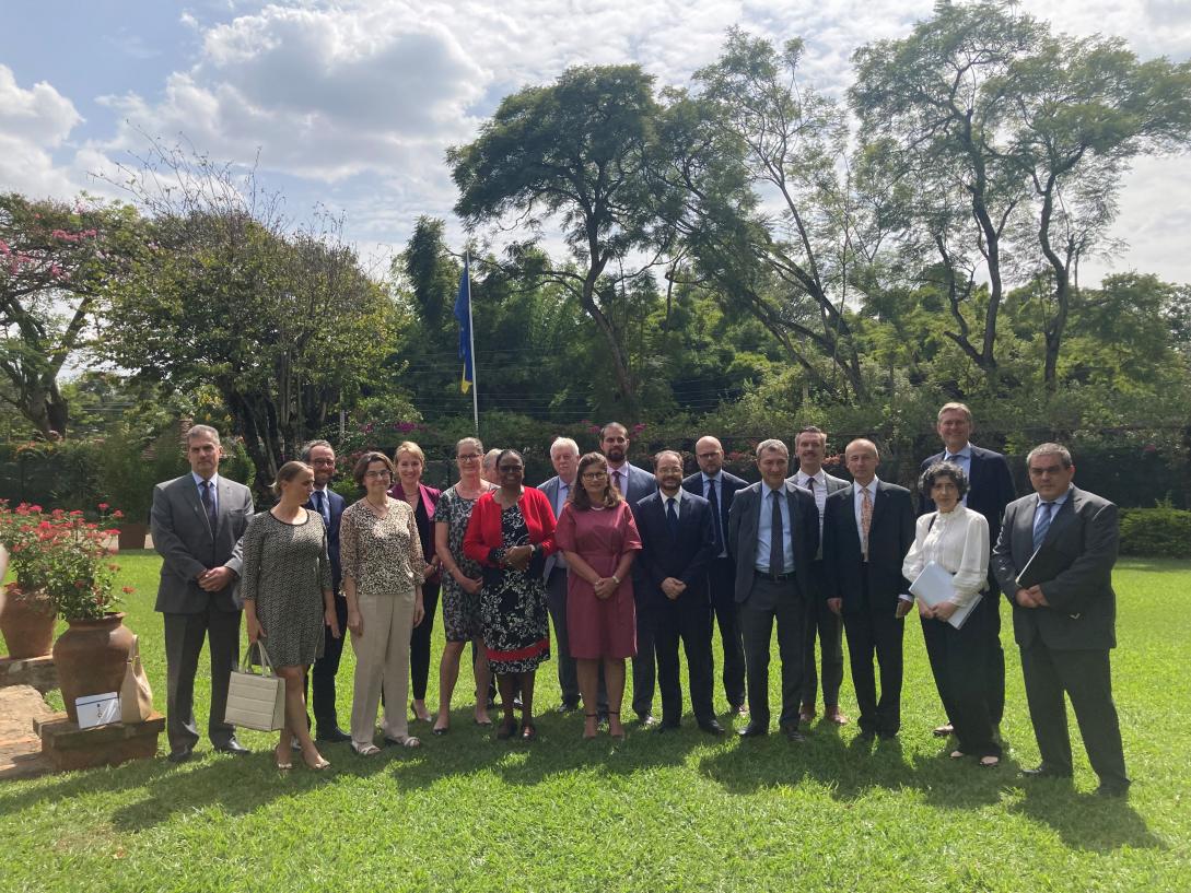 EU and Member States Ambassadors after the meeting with the Chief Justice of Kenya Hon Martha Koome
