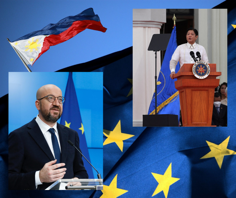 Images of ECouncil Pres. Michel and PH Pres. Marcos 