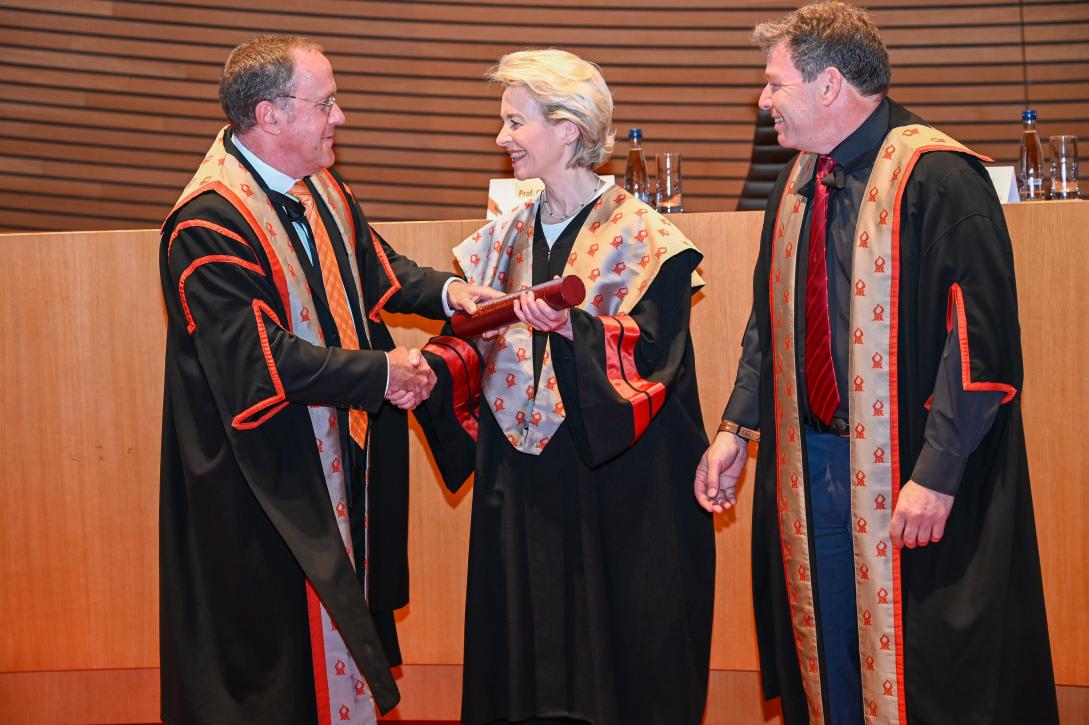 Visit of Ursula von der Leyen, President of the European Commission, to Israel - Ben-Gurion university