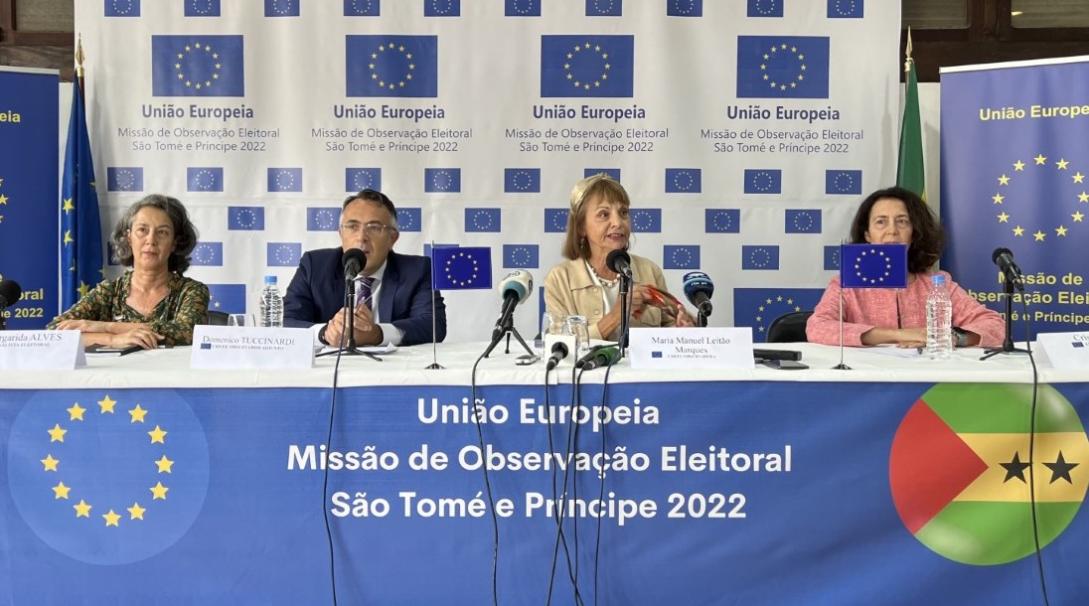Press Conference of the EU EOM Sao Tomé e Principe 2022