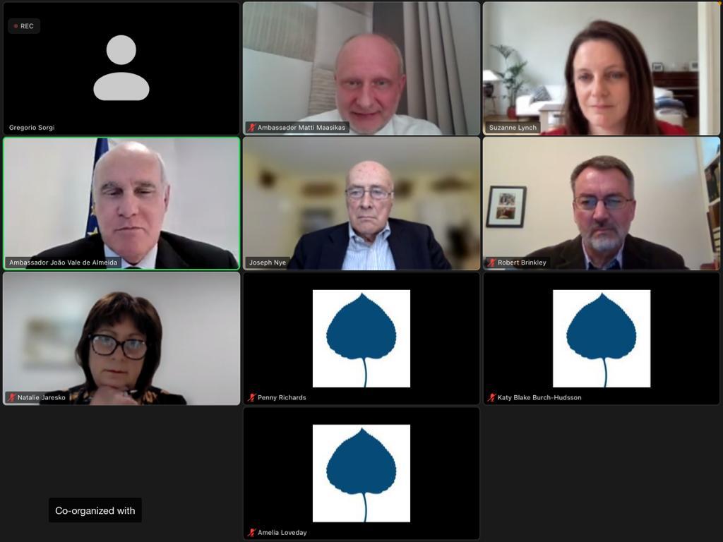A screenshot of our panelists for this event