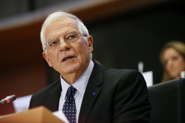 Josep Borrell at the first EP hearing