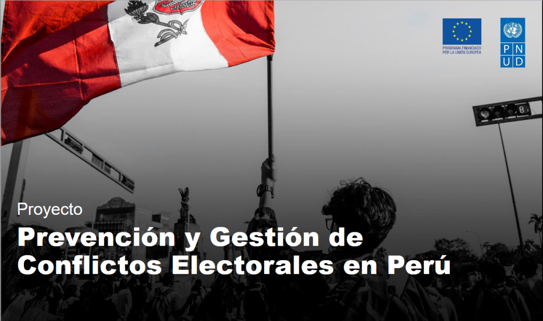 Gráfico de presentación del proyecto UE-PNUD contra los conflictos electorales